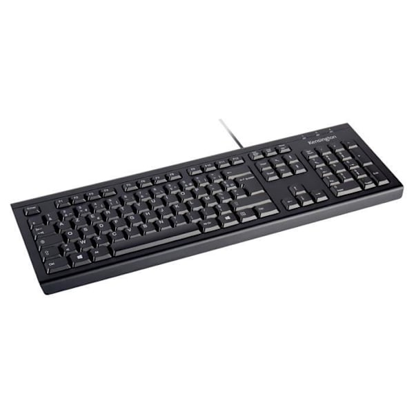 Kensington, Valukeyboard Tangentbord, QWERTY, Svart