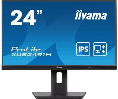 Datorbildskärm - IIYAMA - 23,8" - Full HD - 100Hz - IPS-panel - 0,5ms - Justerbart stativ + Pivot - Prolite XUB2491H-B1