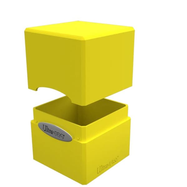 Ultra Pro - Deck Box Cube i Satin - Citron Gul Färg