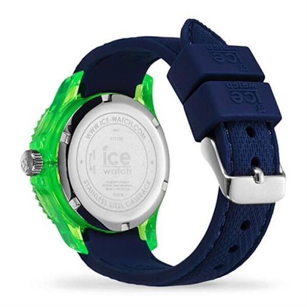 Klocka - ICE-WATCH - ICE tecknad Dino - Blå silikon - Analog - Barn Blå, neongrön