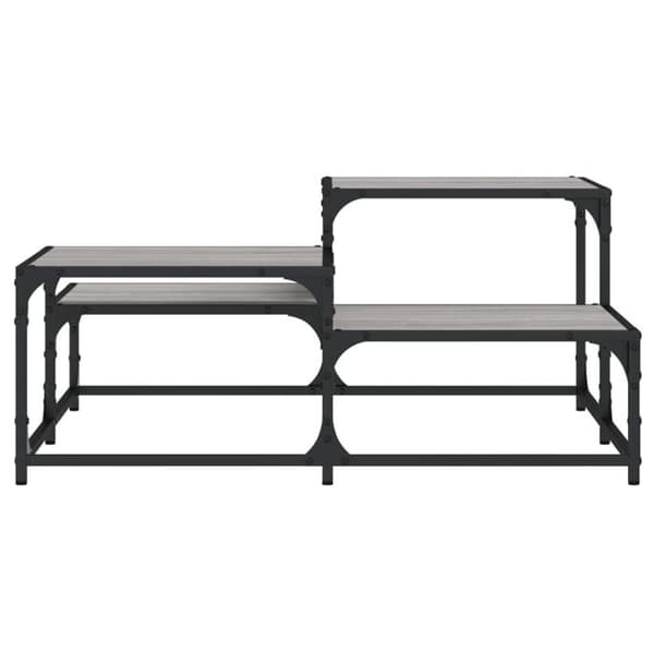 vidaXL Sonoma Soffbord Grå 87,5x87,5x40 cm Konstruerat trä 837745