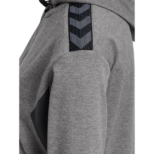 Hummel Authentic - grå zip hoodie i polyester för kvinnor grå XL
