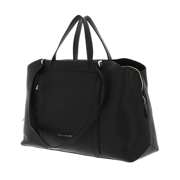 Axelväska - PIQUADRO - Circle Axelväska - Ko leather - Svart - 41x27x14 cm svart