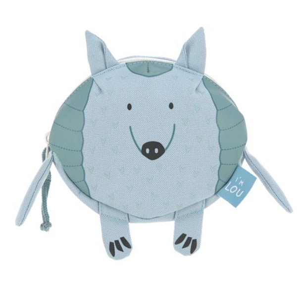 Axelväska med axelrem - Lässig - Lou Armadillo - Blå - 100% polyester - För barn blått, vitt