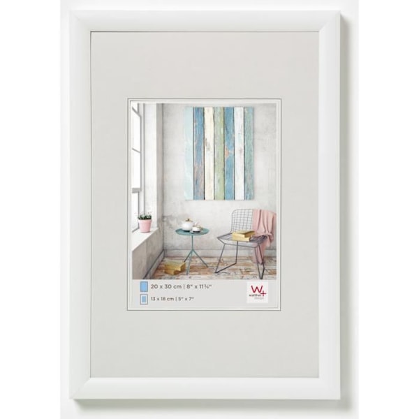Plastram - Trendstyle - 050x070 cm - Vit - Rektangulär - Samtida design Vit