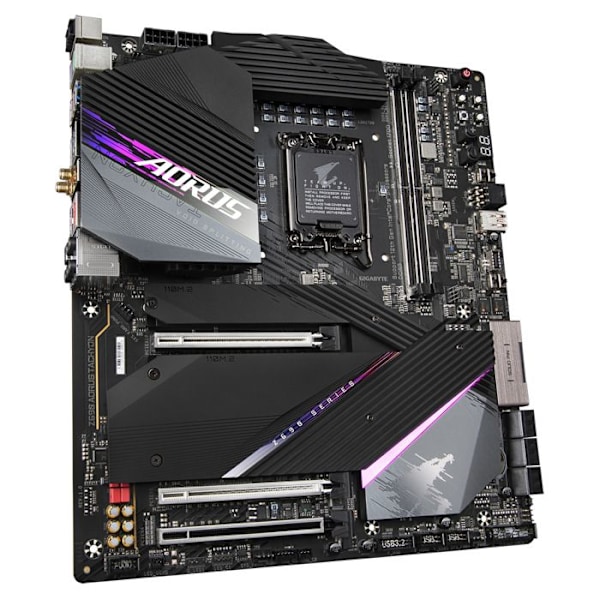 Moderkort - Gigabyte - Z690 AORUS Tachyon - DDR5 SDRAM - 4x PCIe 4.0 M.2 - Socket LGA1200
