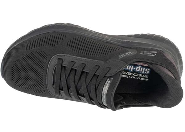Herrskor - Svart - Skechers Slip-Ins: BOBS Squad Chaos - Solid Step Svart 42 1/2