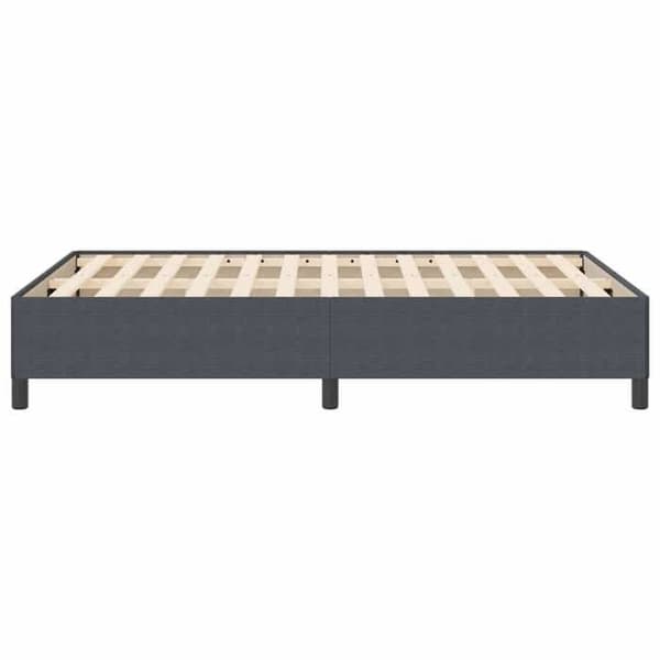 vidaXL Säng med ribbotten Mörkgrå 140 x 190 cm Sammetstyg 42006968