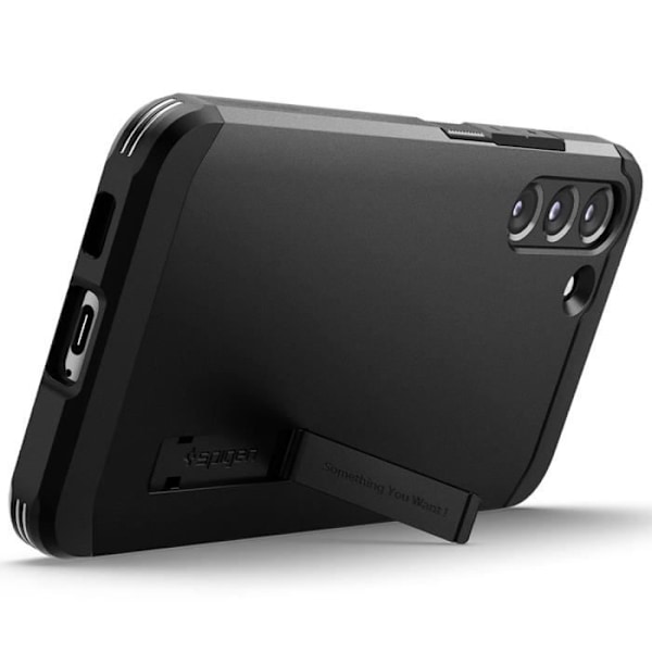 Fodral - SPIGEN - Tuff rustning - Svart - Dual Layer Protection - Integrerat stöd Svart