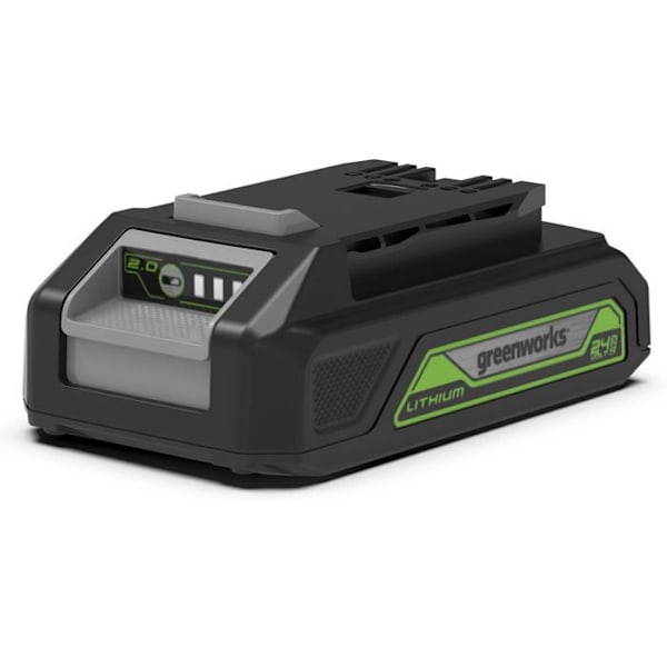 GREENWORKS 24V 2,0Ah litiumjonbatteri - G24B2 svart