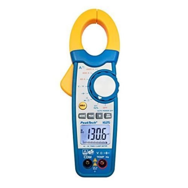 PeakTech Peak Tech Clamp Meter 1000A AC/DC True RMS Tester/Multimeter-3999-Siffror med