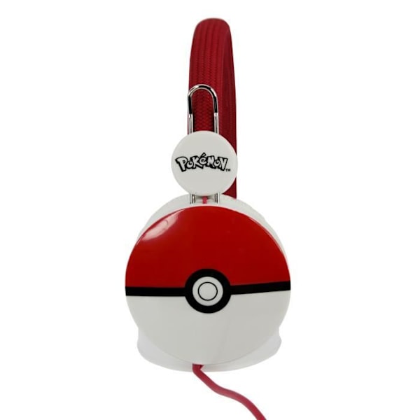 Kidsafe barnljudhörlurar - POKEMON - Pokéball - Begränsat i decibel (85) - Stereo - Justerbart pannband Pokémon