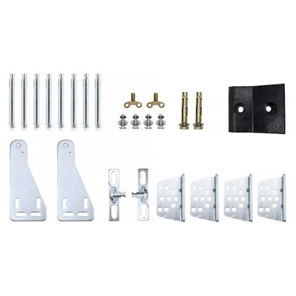 PNI Swing gate automation kit MAB300LR med 2 motorer 40W fjärrkontroller och kontrollpanel