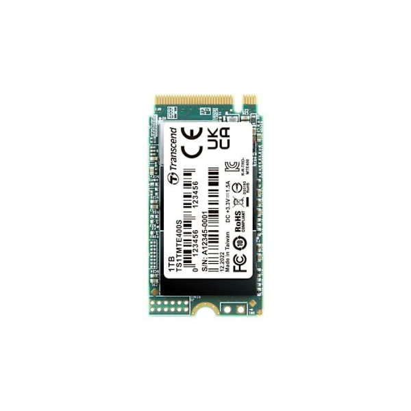 Intern SSD - TRANSCEND - MTS400S - 1 To - M.2 2242 - PCIe NVMe 3.0 x4