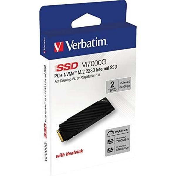VI7000 PCIE NVME M.2 SSD 2TB VERBATIM