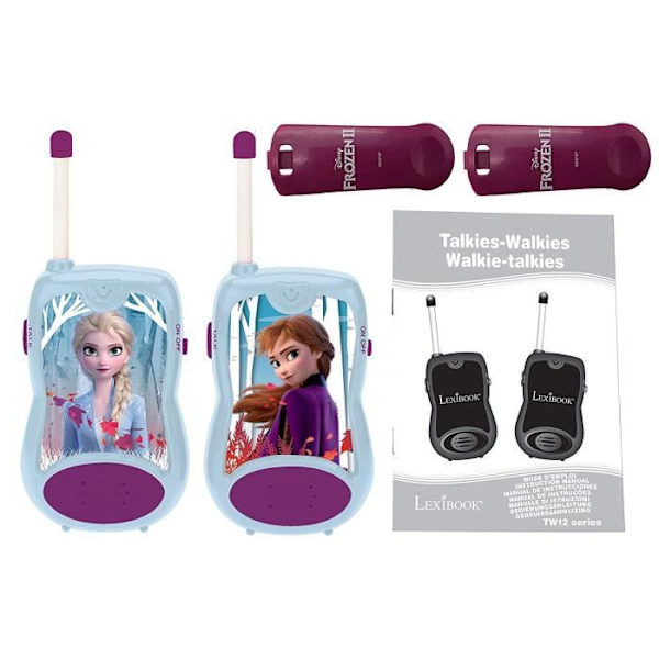 Frysta Walkie-Talkies - LEXIBOOK - 100 m räckvidd - Utomhus - Barn Svart