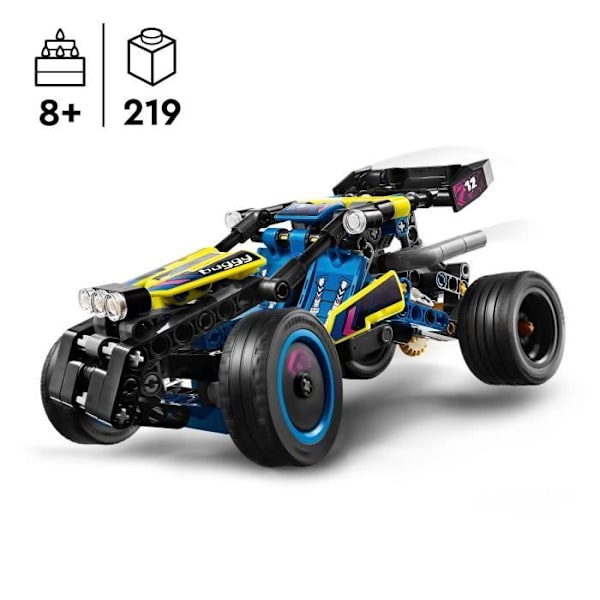 LEGO® 42164 Technic terrängracingbuggy, rallyfordon, leksak för att bygga racerbilar Flerfärgad