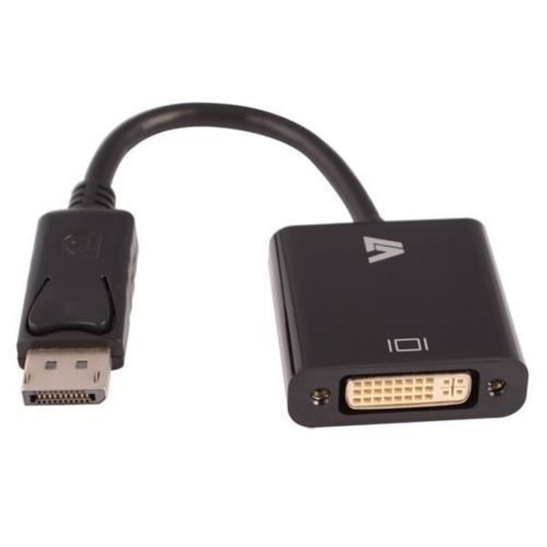 DisplayPort/DVI videokabel - V7 - 1,5m - Videoöverföring - Svart Svart