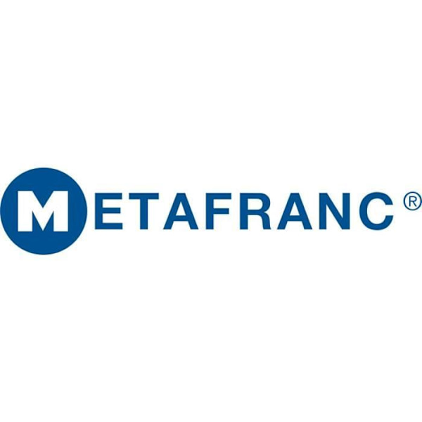 Självhäftande möbeldyna - METAFRANC - svart fyrkant - 200 mm x 100 mm Svart