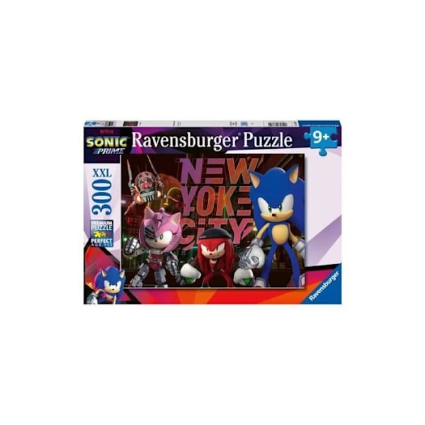 Pussel - RAVENSBURGER - Sonic Prime - 300 bitar - Tecknade serier och serier - Sonic licens Flerfärgad