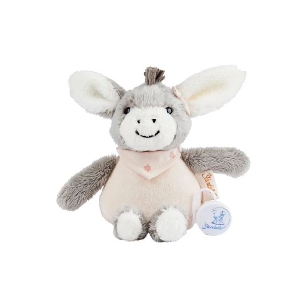 Doudou Sterntaler - 6002318 - Liten musikkboks i form av eselet Emmi Girl flora rosa