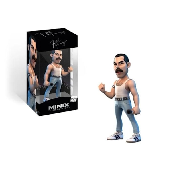 Figurine Minix - Minix - Freddy Mercury - Realistisk design - Impeccabel avslutning - För vuxna vit blå