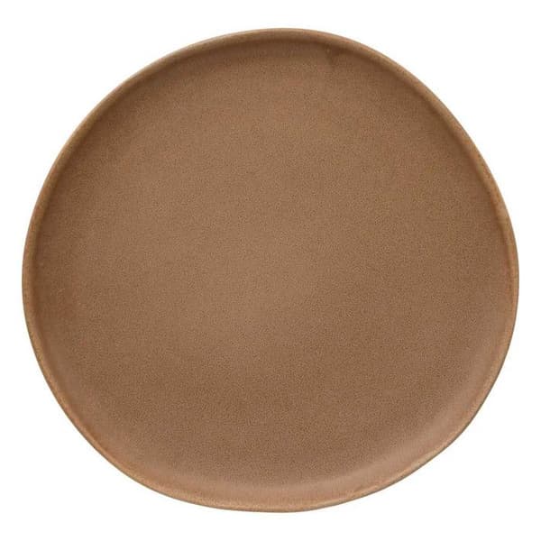 Set med 6 Tallrikar "Spring Water" 27cm Kaffe Sand