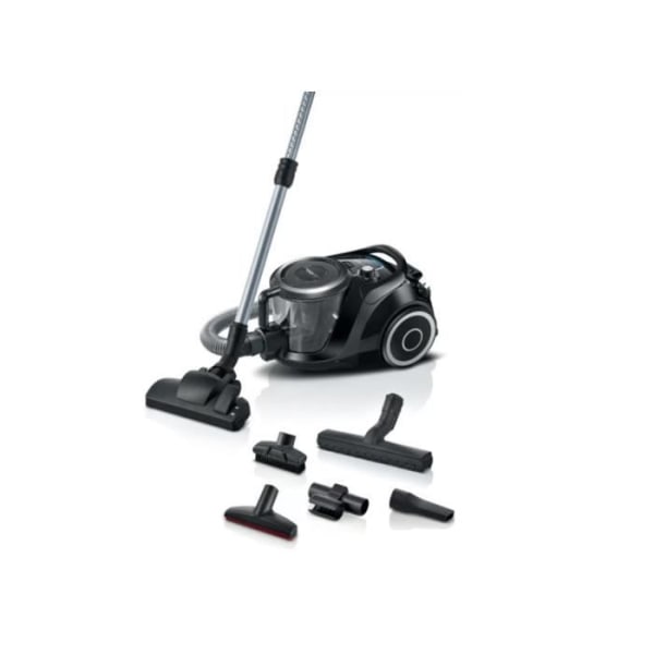 BOSCH BGC41XSIL PÅSLÖS DAMSSUGARSERIE 6 SVART 700 W 68 DECIBEL