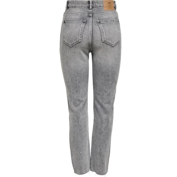 Jean Dam - ONLY - Rakt Snitt - Hög Midja - Grå - Stretch Denim Grå 28/34