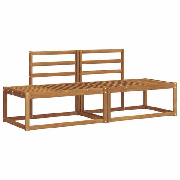 vidaXL Utomhussoffor Set 2 st Natur 3366937
