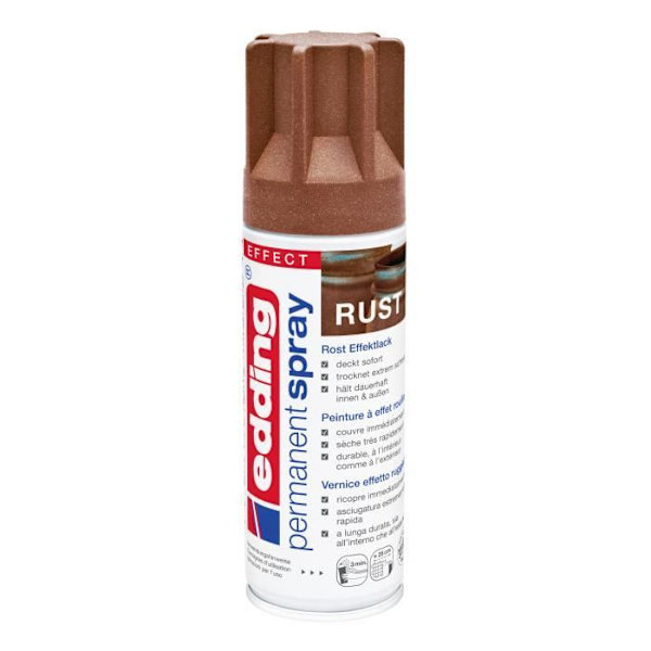 Aerosol - Edding - 5200 Permanent aerosol - satin Rosteffekt