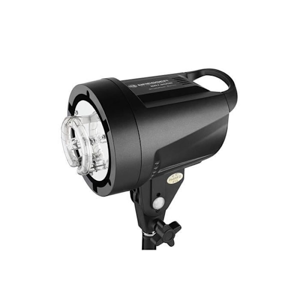 Bresser Studio Flash Set 200 W BRT med 200 50 x 70 cm Softboxar med diffuser, inuti