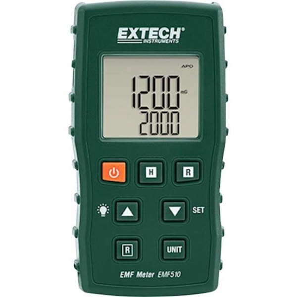 Extech EMF510 Low Frequency (LF) Elektromagnetisk Pollution Meter Fabrikskalibrerad (utan certifikat) 1