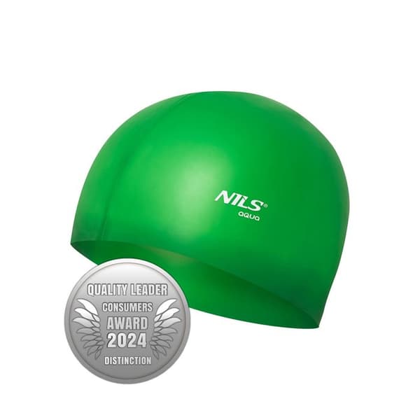 Silikonbadmössa - NILS AQUA - Grön - Universell storlek - Hydrodynamisk - Bekväm