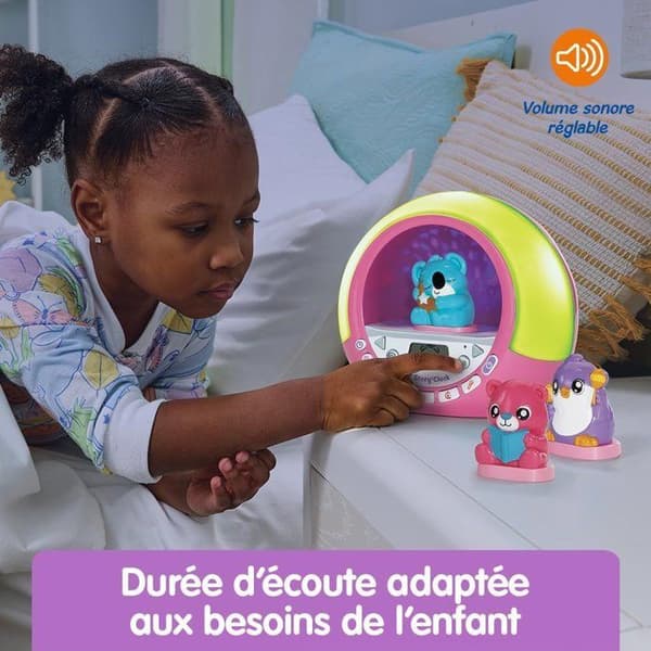 VTECH - SAGOTID - MIN BERÄTTARE VÄCKARKLOCKA ROSA - Rosa