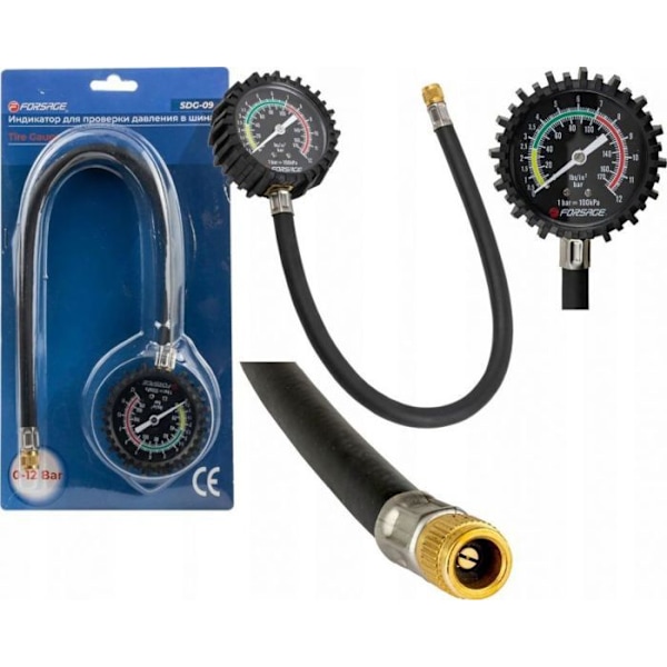 Manometer Forsage - F-SDG-09 - Däcktrycksmätare (0-12 bars)