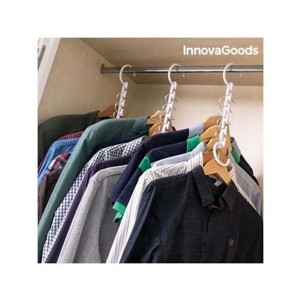 Hängarrangör för 40 InnovaGoods-kläder (24 stycken)