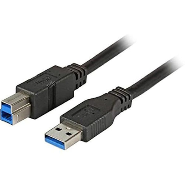 USB-kabel - EFB-ELEKTRONIK - 3,0M - USB 3.0 A/B - Hastighet 5 Gbit/s - Färg Svart