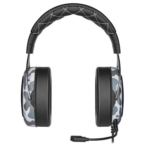 CORSAIR HS60 HAPTIC Gaming Headset - Kabelanslutet - Haptisk bas - Öronkuddar med memory foam - Högkvalitativt ljud