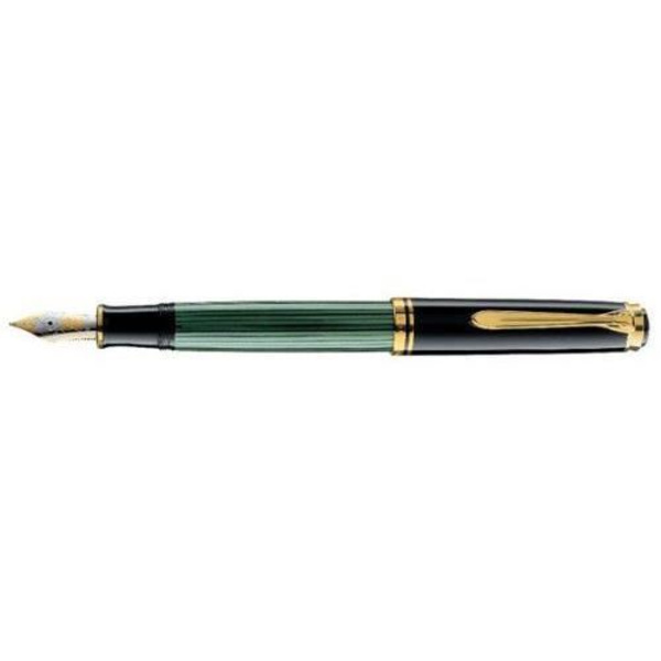 Pelikan Premium Luxury Reservoarpenna Souverain M800 Medium Point Svart/Grön - 995712
