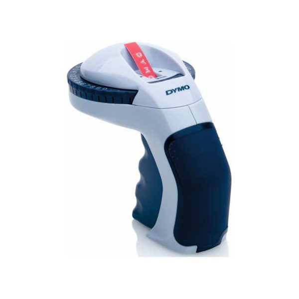 DYMO Omega - Kompakt, bärbar och lättanvänd etikettmaskin, levereras med 3D-tejp (9mm x 3m) (FR/DEU/EN)