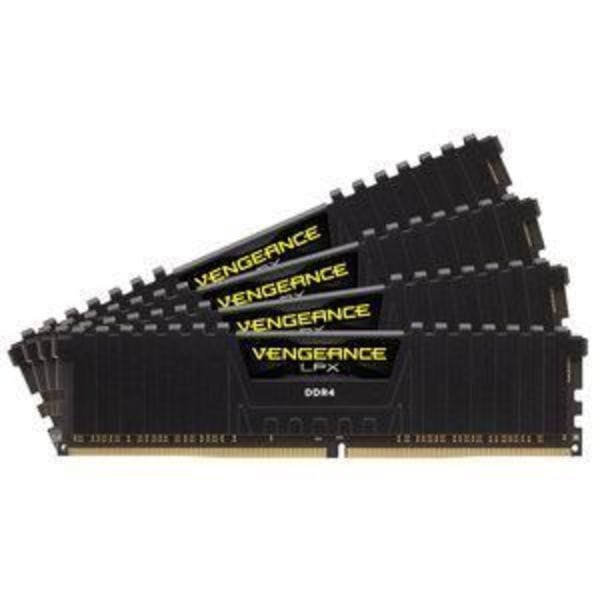 Corsair Vengeance LPX Series Low Profile 64GB (4x 16GB) DDR4 2666MHz CL16 - Quad Channel Kit 4 DDR4 PC4-21300...