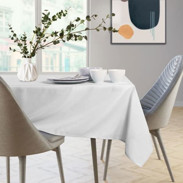 Bordduk - Empire - Bländande vit - Blank finish - 100% polyester Vit