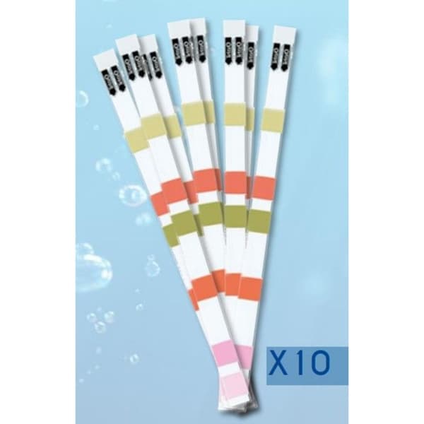 10 teststickor, Test 6 i 1 för akvarium - Tetra
