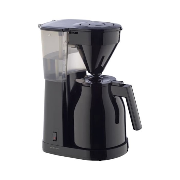 MELITTA Easy Therm II 1023-06 filterkaffebryggare - 1050 W - Svart Svart