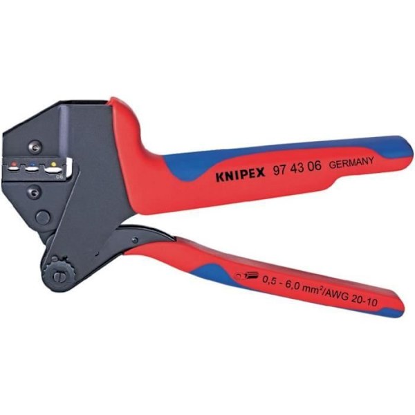 Universal krimptång - KNIPEX - 97 43 06 - 200mm - isolerade terminaler och kontakter