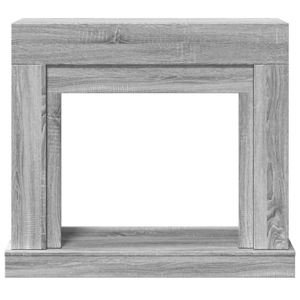 Sotthållare för eldstad sonoma grå 100x30x87,5 cm ingenjörsträ sonoma grå