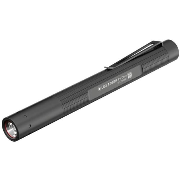 Ledlenser P4 Core LED-ficklampa med batteridriven bältesklämma 120 lm 20 h 58 g