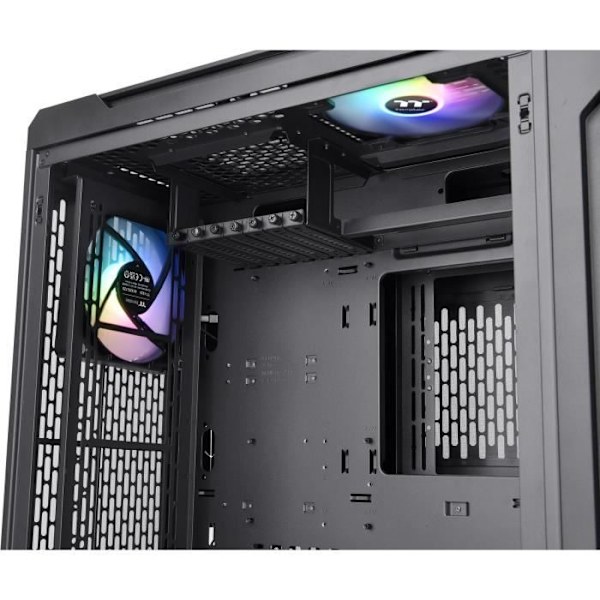PC-fodral utan strömförsörjning - THERMALTAKE CTE C700 TG ARGB (svart) - Medium tower - E-ATX-format