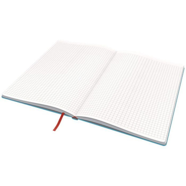 Leitz Notebook - 44820061 - Komplett 44710025 Notebook 80 ark A4 Quadrille Röd